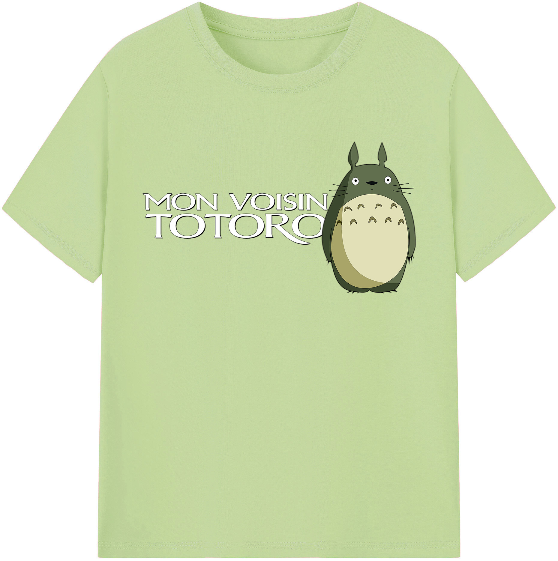 （画像用） となりのトトロ 草壁メイ 草壁サツキ My Neighbor Totoro Satsuki Kusakabe Mei Kusakabe 綿100％半袖Tシャツ（フロントプリント）